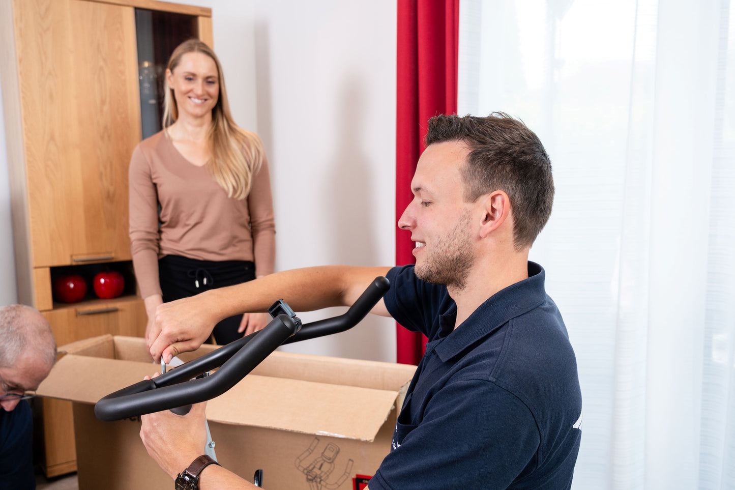Komfort-Sportgeräte-Lieferung, loslegen, fit werden: Montageservice